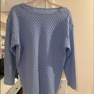 Blue oversized thinner blue sweater